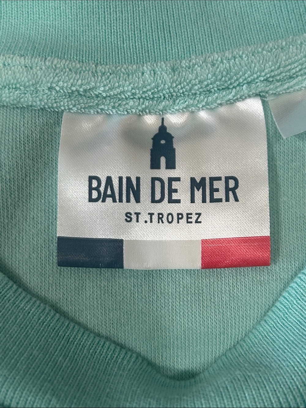 Bain de Mer St Tropez Luxury Resortwear Terry cloth men’s top sz S - Picture 3 of 8